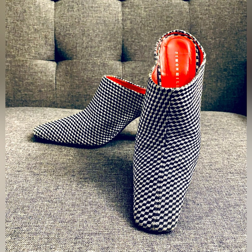 Simon Miller Foxy Square Toe and Square Heeled Mules